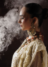 Panache By Saad Shaikh X Meera Embroidered Chiffon 3 Piece Unstitched Suit SSK25PLC D-10